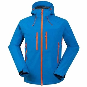 Chaqueta Softshell Ligera Personalizada para Hombre, Impermeable, con Cuello Alto, Cierre de Cremallera, Transpirable, para Invierno - Product Image 3