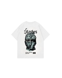 T-shirts pour hommes tendance rétro 100% coton de haute qualité, logo personnalisé imprimé, coupe ample, style streetwear avec des designs personnalisés à grammage élevé - Product Image 2