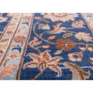 Alfombra de Lana Azul Aurora Anudada a Mano con Patrón Floral Abstracto para Entrada, Pasillo, Habitación de Adolescentes, Tamaño Rectangular 9x12 - Modelo EPR-1509 - Product Image 3