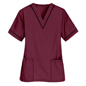Pantalons et chemises médicaux tendance, nouveaux uniformes d'hôpital avec boutons pour les infirmières et les médecins - Product Image 4