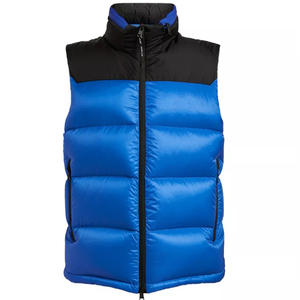 Chalecos acolchados sin mangas para hombre al por mayor 2025 con bolsillos chalecos acolchados de poliéster de alta calidad transpirables - Product Image 1