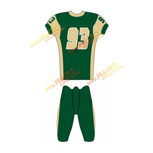 Camiseta de Fútbol Americano al por Mayor, Personalizable con su Propio Diseño, Uniforme 100% Poliéster Transpirable Anti-UV con Logotipo Personalizado - Product Image 3