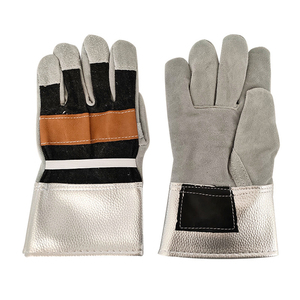 Gants de soudage en cuir de sécurité de qualité supérieure dernière arrivée nouveau style gants de soudage en cuir synthétique de protection des mains - Product Image 4