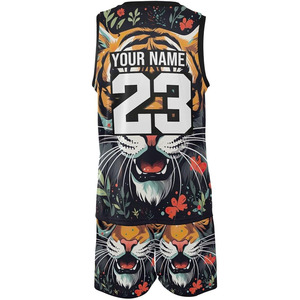 <b>Basketball</b> Wear <b>Outdoor</b> Sports Wear Polyester Material High Quality Best Design Customized <b>Basketball</b> Uniform Unisex - Product Image 3