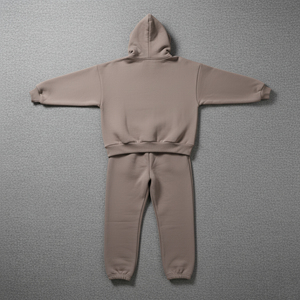 Streetwear personnalisé 100% coton, survêtement pull pour homme avec logo personnalisé, ensemble 2 pièces hip hop anti-rides et boulochage pour homme - Product Image 2