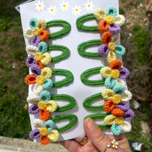 Pinces à cheveux au crochet pour filles femmes, pinces à cheveux vintage, accessoires pour cheveux pour tout-petits et bébés pinces à franges OEM fabriquées au Vietnam - Product Image 1