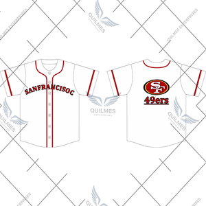 San Francisco Mays # 24 Maillots de baseball vintage classiques à col en V, service de personnalisation de logo OEM, respirants et à séchage rapide - Product Image 6