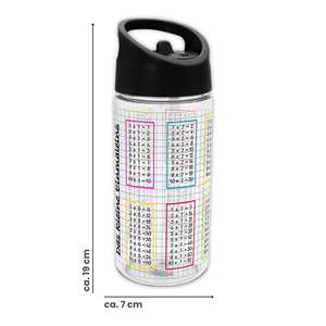 Small 1x1 PS <b>Drinking</b> Bottle with <b>Straw</b> 2000ml Capacity for Children's Back to School Water Bottle Accessories 64oz/600ml - Product Image 3