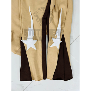 ชุดเซ็ตเสื้อฮู้ดดี้ผ้าฟลีซเนื้อหนักพิมพ์ลายพัฟฟ์โลโก้ตามสั่งจากผู้ผลิต พร้อมกางเกงทรงบานพิมพ์ลายพัฟฟ์ - Product Image 6