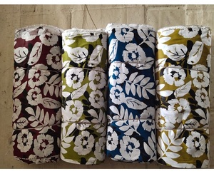 Tissu en coton vibrant avec motif floral pour la mode et la couture bricolage Matériau doux durable pour robes Blouses Accessoires pour la maison - Product Image 2