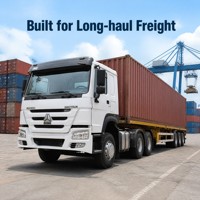Camion tracteur diesel HOWO 6X4 de haute qualité, 450 CV, transmission manuelle à gauche, normes Euro 2 et Euro 3, camions tracteurs 6x4 d'occasion