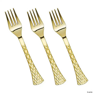 Ensemble de fourchettes au design de luxe, vaisselle de mariage en acier inoxydable plaqué argent, ensemble de fourchettes avec poignée au design étonnant - Product Image 5