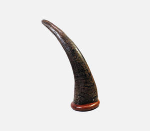 Escultura Gigante de Metal Oscuro Natural Ecológica con Base Pulida de Lujo, Pieza de Arte Decorativa Rústica Única para Mesa - Product Image 1