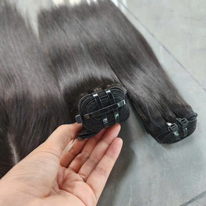 ผมต่อแบบมนุษย์ผมตรงกระดูกไม่ผ่านกระบวนการผมคน100% จากเวียดนาม - Product Image 4