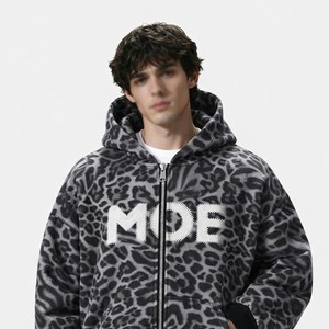 Sudaderas con Capucha de Camuflaje de Leopardo Personalizadas para Hombre, Chaquetas de Camuflaje con Cremallera, Sudadera con Capucha, Logotipo Personalizado, Proveedor OEM, EE. UU. - Product Image 2