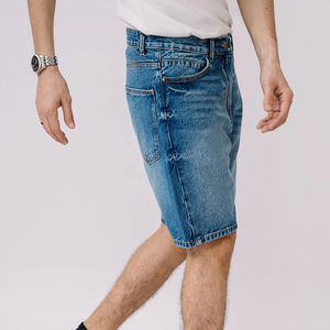 WholesaleNew Embroidery Denim Washed <b>Shorts</b> Custom <b>Men</b> Street Wear Denim Baggy <b>Shorts</b> Man Denim <b>Shorts</b> for <b>Men</b> - Product Image 5