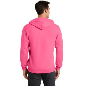 Sweat à capuche zippé en polaire pour hommes Sweat à capuche classique léger pour hommes Vente en gros de manteaux vierges Vestes - Product Image 5