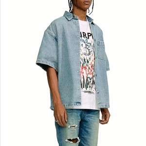 Venta directa de fábrica Primavera Hombres Logotipo personalizado de alta calidad de franela de manga larga Casual Top Camisa Chaqueta de camisa a cuadros - Product Image 2