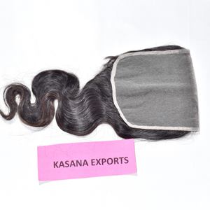 Remy 6*6 Closure Vente en Gros 100% Naturel Cuticule Alignée Noir Indien Tissage Femmes Vague Profonde Vietnam Extensions de Cheveux Humains - Product Image 5