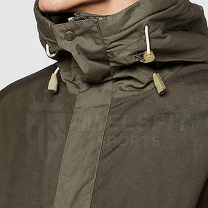 Veste Anorak à Capuche Demi-Zip Respirante Chaude et à Séchage Rapide pour Hommes, Couleur Personnalisée, Design Avant, Hiver, Nylon/Polyester - Product Image 3