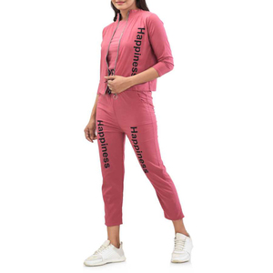 Women Fashion Casual Tracksuit Long Sleeve Zipper Jacket <b>Pants</b> 2pcs Sets Best Quality Women Tracksuits Designs - Product Image 4