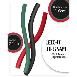 Ensemble de 18 papillotes sans chaleur, diamètre 1,6 cm et longueur 24 cm, pour un bouclage facile - Product Image 5