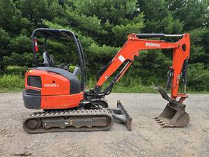 Mini excavadora Kubota 2018 para 3,3, 24,8 toneladas, 2018 HP, diésel, compacto, eficiente, equipo de construcción, cojinete de bomba de engranajes - Product Image 2