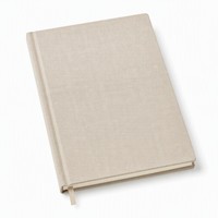 Carnet à couverture rigide en lin beige texturé, impression personnalisée, vente en gros
