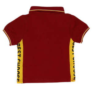 เสื้อยืดโปโลเด็กชายแขนสั้น - สีน้ำตาลแดง - Product Image 2