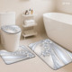 Custom Printed <b>Mat</b> <b>Bathroom</b> Rug <b>Set</b> for <b>Bathroom</b> Non-Slip Shower Curtain Bath <b>Mat</b> - Product Image 4