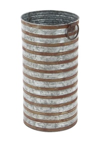 กระถางโลหะชุบสังกะสีสำหรับตกแต่งสวนมาใหม่กระถางต้นไม้แบบทันสมัยสำหรับห้องนั่งเล่น - Product Image 3