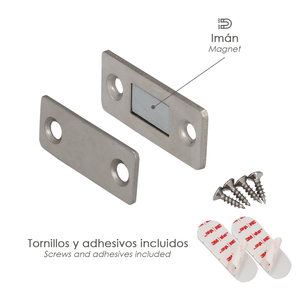 Universal Magnetic <b>Catch</b> for <b>Doors</b> / Drawers (Adhesive/Screw-on) - Product Image 2