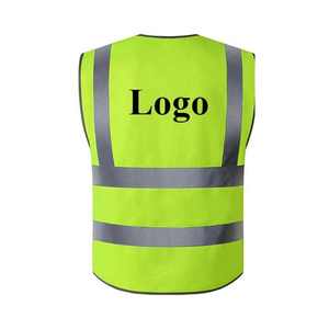 Chaleco reflectante de trabajo para hombres Ropa de seguridad ligera y duradera Alta visibilidad OEM ODM Directo de fábrica Proveedor mayorista - Product Image 5