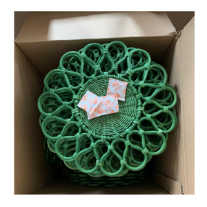 Beautiful Eco Friendly Rattan Plate And Rattan <b>Placemat</b> Handmade For Stylish Dining Table Decoration And Serving - Product Image 4