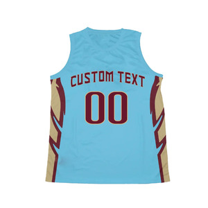 เสื้อบาสเก็ตบอลใช้ได้ทั้งชายและหญิงเสื้อกีฬาพิมพ์ลายตามสั่งสำหรับ100% ฤดูร้อนระบายอากาศได้ดี - Product Image 3