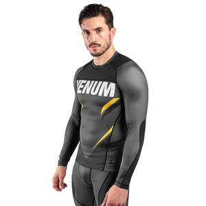 Ajuste de compresión MMA BJJ Rash Guards para entrenamiento de gimnasia HQ estampado sublimado Anti UV Jiu Jitsu Kimono de Jiu Jitsu ropa - Product Image 3