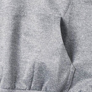 Sudadera con capucha de punto personalizada, apliques desgastados con bordado, lavado a la piedra, Sudadera con capucha doble de gran tamaño y cremallera - Product Image 2