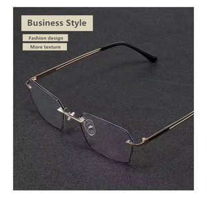 <span class=keywords><strong>Gafas</strong></span> de lectura de Metal de negocios con luz azul y montura grande, <span class=keywords><strong>gafas</strong></span> presbiópicas + 100 + 150 + 200 + 250 + 300 + 350 lectores - Product Image 2