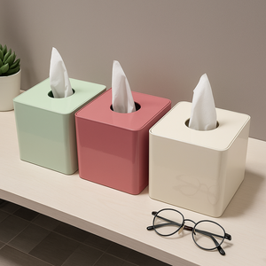 Caja de pañuelos lacada de madera rectangular o cuadrada Minh Giang Craft, artesanía en Vietnam para soporte de pañuelos o regalo, gran oferta - Product Image 5