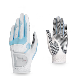 Guantes de golf de piel de oveja para adultos, ligeros, para mano izquierda unisex, todos los tamaños, con logotipo personalizado, guantes de golf transpirables de nuevo diseño - Product Image 2