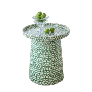 Haute qualité fabriquée à la main moderne nacre salon Table d'appoint Table d'appoint convertible meubles de maison vente en gros directe - Product Image 1