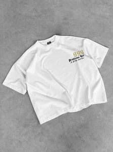 Camisetas Extra Grandes Retro 100% Algodón para Hombre, Impresión de Alta Calidad, Logotipo Personalizado, Ajuste Holgado, Estilo Urbano, Diseños Personalizados, Camiseta de Alta Densidad - Product Image 4