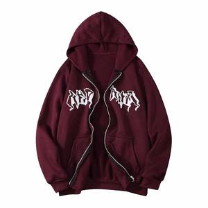 Street Unisex <b>Hoodies</b> Hip Hop <b>Zip</b> <b>Up</b> <b>Vintage</b> Oversized Streetwear Baggy <b>hoodies</b> - Product Image 1