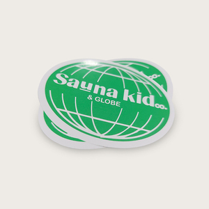 Custom Bulk 100pcs UV Printed Waterproof Black & White <b>Vinyl</b> Stickers Die Cut Eco PVC Logo Labels for Packaging & Merchandise - Product Image 1