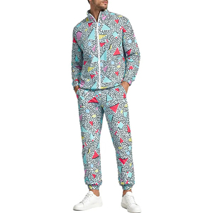 Ensemble de survêtement coupe-vent à capuche, streetwear uni, léger, athlétique, offrant une coupe confortable, style sportif et tendance - Product Image 1