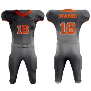 Uniforme de football américain pour les jeunes imprimé sur mesure nouveau design style de rue avec fonction respirante à la mode et confortable - Product Image 4