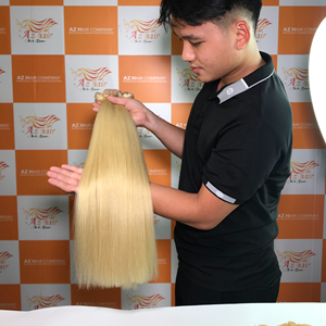 Extensions de cheveux humains 100% vierges, cheveux vietnamiens lisses et soyeux, mèches à clipser, pointes plates en kératine, qualité 12A, non traités - Product Image 2
