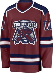 El uniforme de hockey sobre hielo con logotipo personalizado más popular para adultos Juego de tallas grandes Servicio OEM disponible - Product Image 4