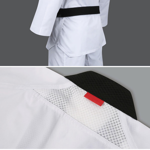 Uniforme de Taekwondo con estampado personalizado y cinturón, tela ligera y transpirable, Karate Dobok para entrenamiento y partidos profesionales - Product Image 4