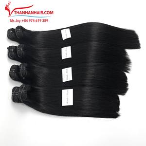 Extensiones de cabello humano vietnamita virgen súper doble dibujado paquetes de trama hueso recto vendedores al por mayor 100% Color Natural Remy - Product Image 1